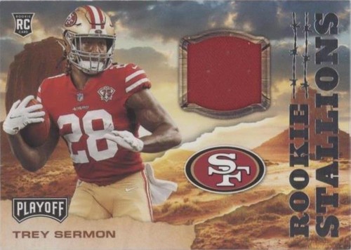2021 Panini Playoff Trey Sermon #RS-TSE