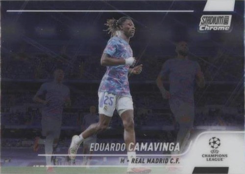 2021-22 Topps Stadium Club Chrome UCL Eduardo Camavinga #89