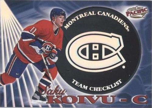 1998-99 Pacific - Saku Koivu #13