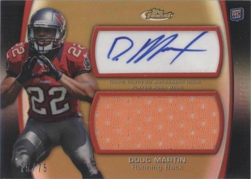 2012 Topps Finest Doug Martin #AJR-DM