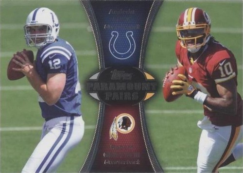 2012 Topps Andrew Luck Robert Griffin III #PA-LG