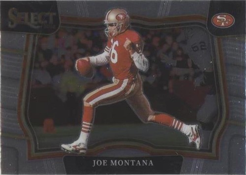 Joe Montana 2024 Panini Select #70 Zebra Prizm SSP PSA Mint