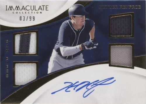 2017 Panini Immaculate Collection - Hunter Renfroe #QAM-HR