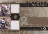 2009 SPx Darren McFadden Rashard Mendenhall #W2-MM