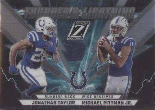 2022 Panini Zenith Jonathan Taylor Michael Pittman Jr. #TL-JM