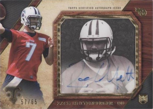 2014 Topps Triple Threads Zach Mettenberger #TTT-ZM