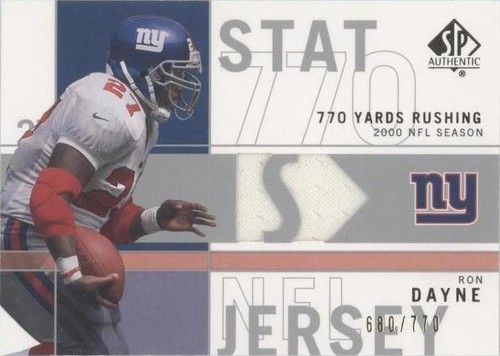 2001 SP Authentic Ron Dayne #SP-RD