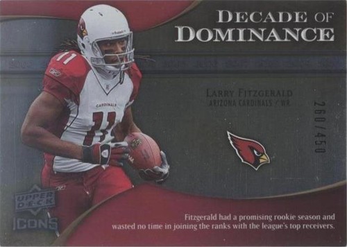 2009 Upper Deck Icons Larry Fitzgerald #DD-LF