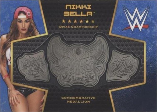 Nikki Bella 2017 Topps WWE Authentic Kiss Card Auto
