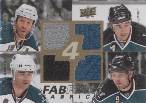 2008-09 Upper Deck - Joe Thornton Jonathan Cheechoo Milan Michalek #FF-SJS
