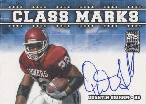 2003 Topps Draft Picks & Prospects Quentin Griffin #CM-QG