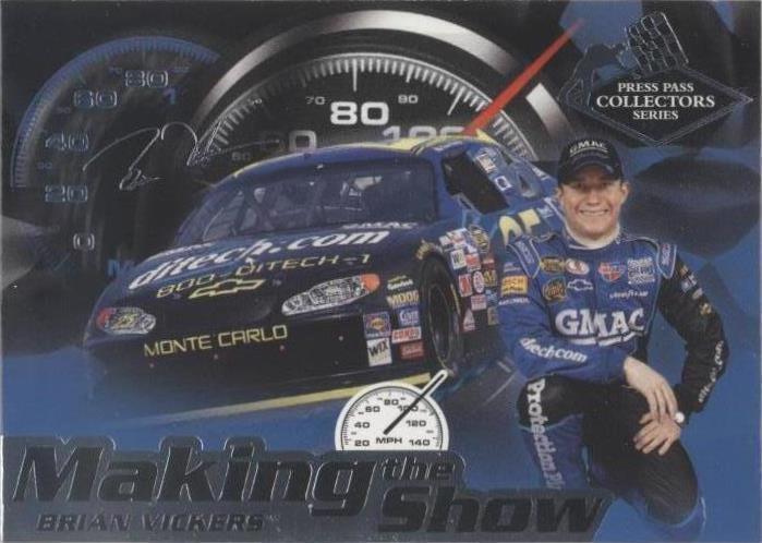 2005 Press Pass Collectors Series - Brian Vickers #MS 17