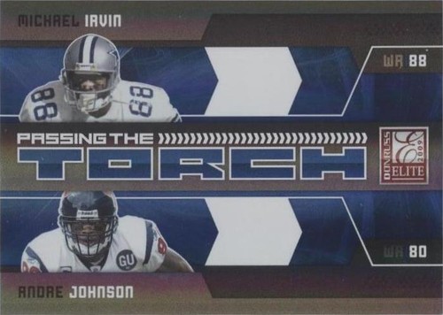 2009 Donruss Elite Andre Johnson Michael Irvin #9