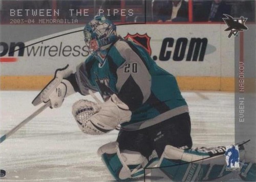 2003-04 In the Game Be A Player Memorabilia - Evgeni Nabokov #118