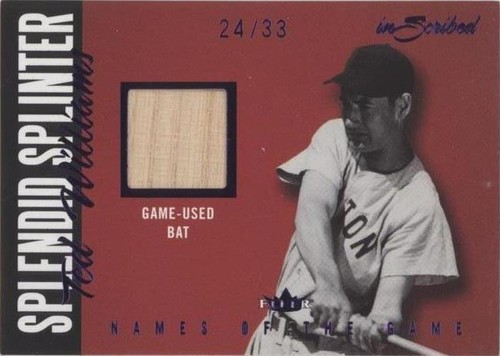 2004 Fleer inScribed - Ted Williams #NGJ-TW