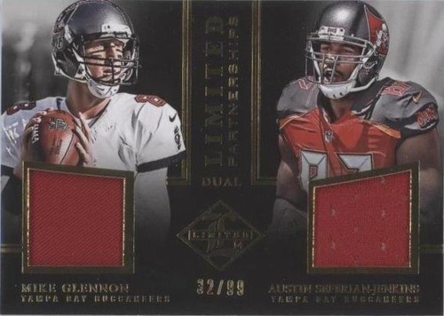2014 Panini Limited Austin Seferian-Jenkins Mike Glennon #LP2-TP