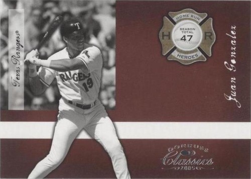 2005 Donruss Classics - Juan González #HR-19