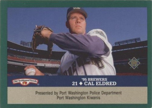 1995 Milwaukee Brewers Police - Cal Eldred #21