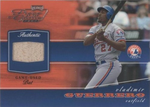 2002 Playoff Piece of the Game - Vladimir Guerrero #POG-90