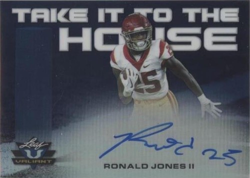 2018 Leaf Valiant Ronald Jones II #TH-RJ2