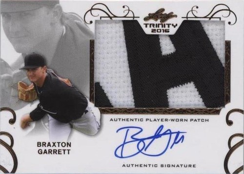 2016 Leaf Trinity - Braxton Garrett #PA-BG1