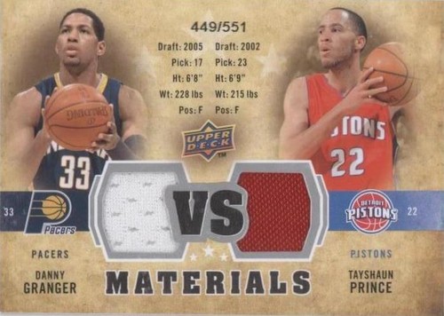 2009-10 Upper Deck - Danny Granger/Tayshaun Prince #VS-PG