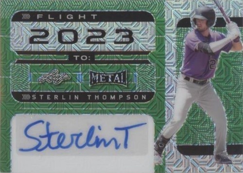 2022 Leaf Metal - Sterlin Thompson #FT-ST1