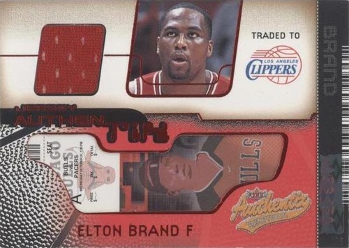2001-02 Fleer Authentix - Elton Brand #JA-EB