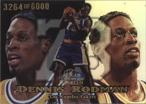 1998-99 Topps Chrome DENNIS RODMAN Refractor #231 Lakers PSA