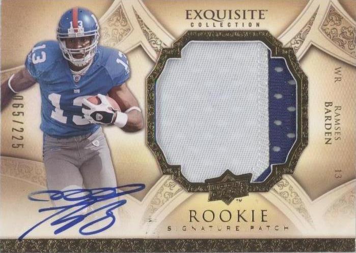 2009 Upper Deck Exquisite Collection Ramses Barden #165