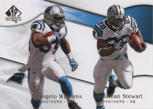 2009 SP Authentic DeAngelo Williams Jonathan Stewart #159