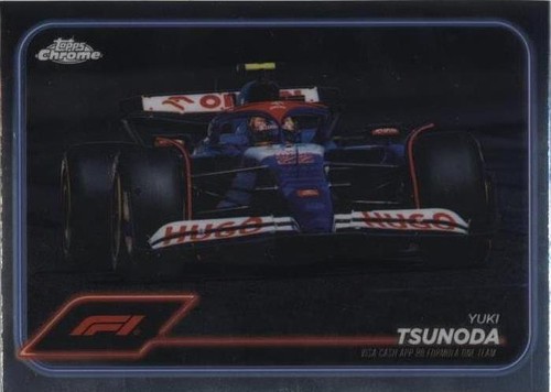 2021 Topps Chrome Formula 1 YUKI TSUNODA #173 RC Purple /399