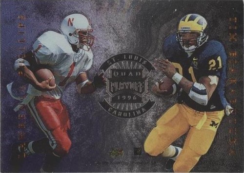 1996 Playoff Absolute Lawrence Phillips Rickey Dudley Terry Glenn #32