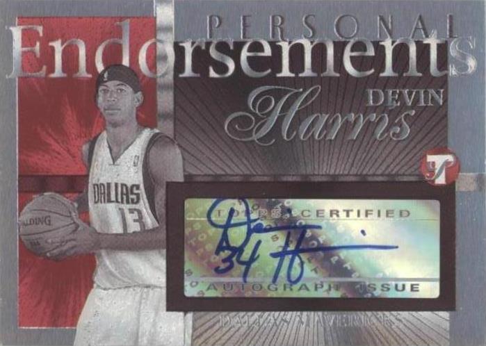 2004-05 Topps Pristine - Devin Harris #PE-DEH