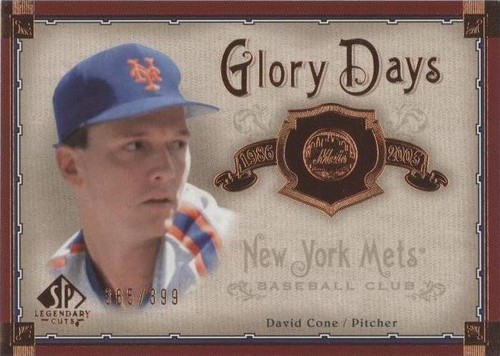 2005 SP Legendary Cuts - David Cone #GD-DC
