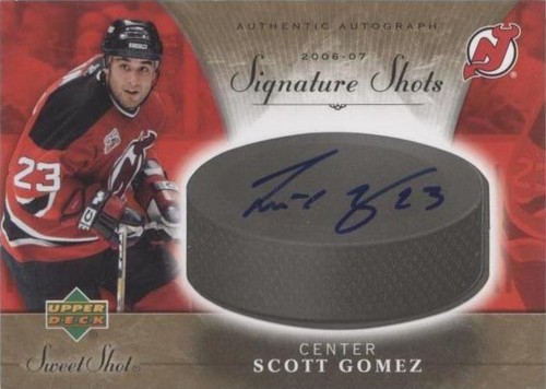 2006-07 Upper Deck Sweet Shot - Scott Gomez #SS-GO