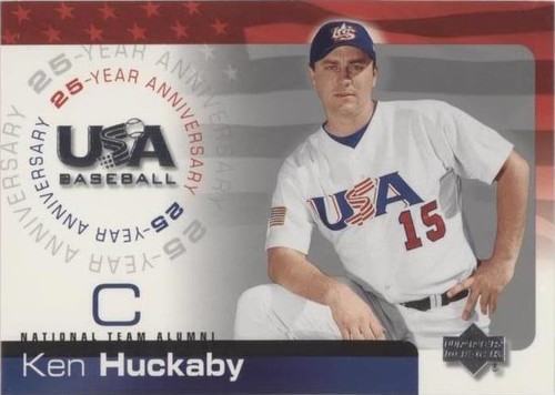 2004 Upper Deck USA Baseball 25-Year Anniversary - Ken Huckaby #USA-88