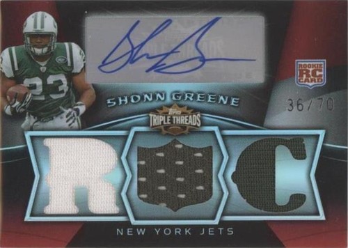2009 Topps Triple Threads Shonn Greene #132