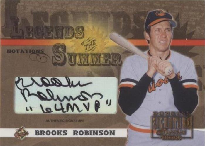 Donruss Signature Series 2003 - Brooks Robinson #LS-9
