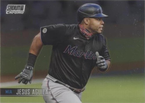 2021 Topps Stadium Club Chrome - Jesus Aguilar #218
