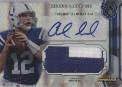 2013 Topps Finest Andrew Luck #AJR-AL