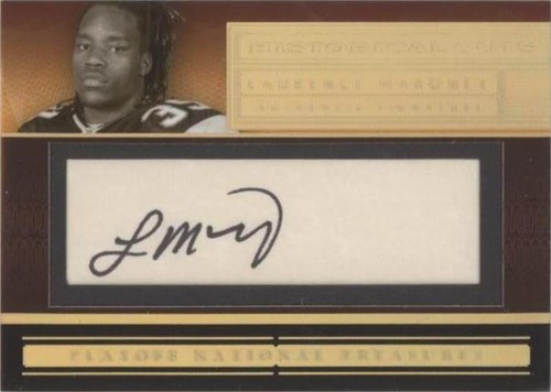2006 Playoff National Treasures Laurence Maroney #HC-LM