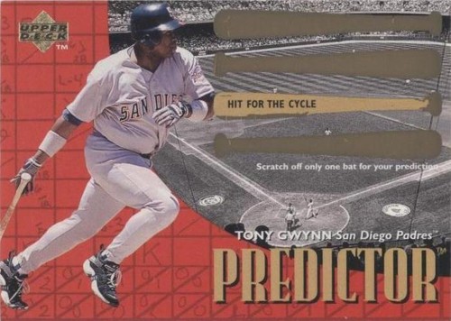 1997 Upper Deck Shimano Fishing Tony Gwynn Complete Set 1 thru 6