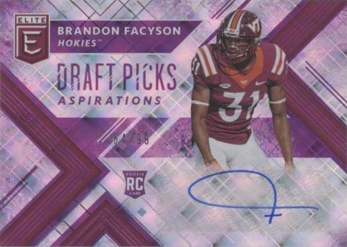 2018 Panini Elite Draft Picks Brandon Facyson #203