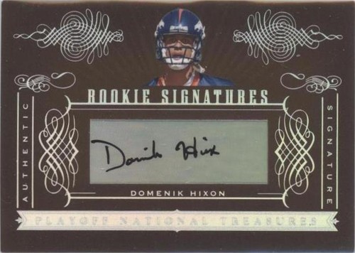 2006 Playoff National Treasures Domenik Hixon #162