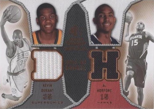 2007-08 SP Rookie Threads - Al Horford/Kevin Durant #DRT-DH