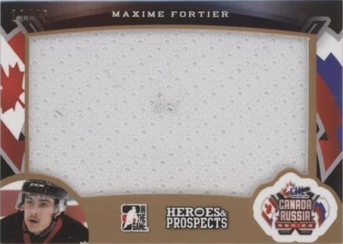 2015-16 Leaf In the Game Heroes & Prospects - Maxime Fortier #CR-12