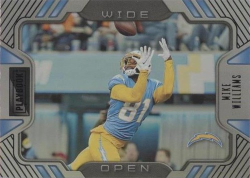 2022 Panini Playbook Mike Williams #WO-17