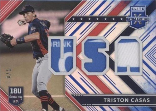 2018 Panini Elite Extra Edition - Triston Casas #USAM-TR