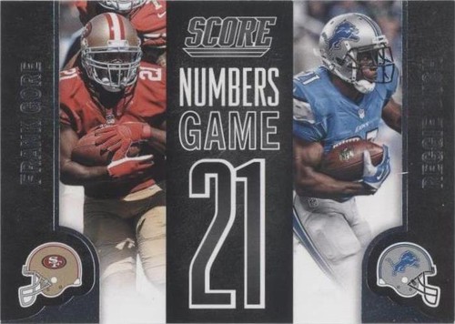 2014 Score Frank Gore Reggie Bush #NG22